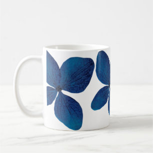 Schönes handgemaltes Wasser Farbe Dunkelblau Kaffeetasse