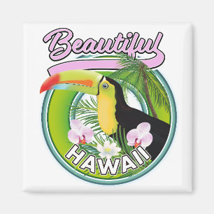 schönes Hawaii-Reislogo Magnet