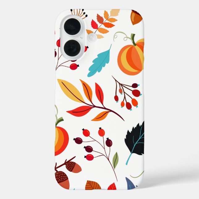 Schönes Herbstmuster Case-Mate iPhone Hülle (Rückseite)