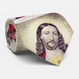 SCHÖNES HERZ VON JESUS NECK TIE KRAWATTE