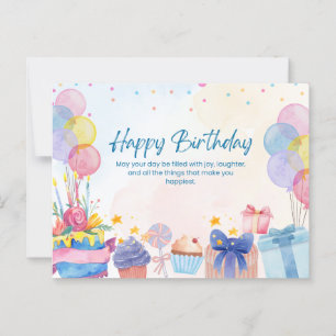 Schönes Herzlichen Glückwunsch zum Geburtstag Postkarte