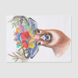 Schönes Hirsch Seidenpapier