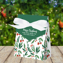 Schönes Holly Berry Botanisches Weihnachtsfest Par Geschenkschachtel