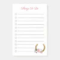 Schönes Hufeisen mit Blume und Aktivitäten