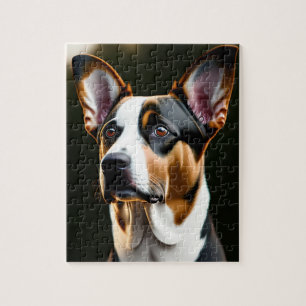 Schönes Hundeportrait Puzzle