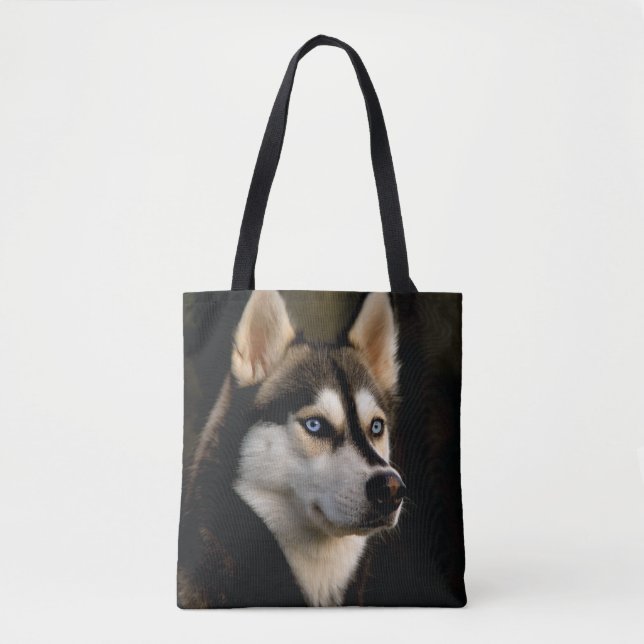 Schönes Husky Throw Kissen (Vorderseite)