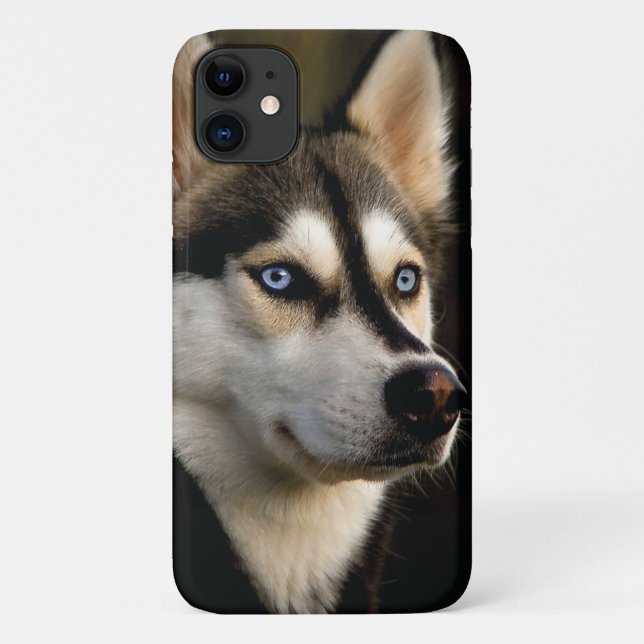 Schönes Husky Throw Kissen Case-Mate iPhone Hülle (Rückseite)