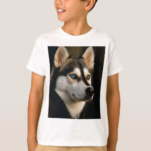 Schönes Husky Throw Kissen T-Shirt
