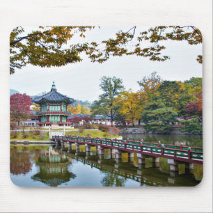 Schönes Hyangwonjeong Pavilion und Pagoda Mousepad
