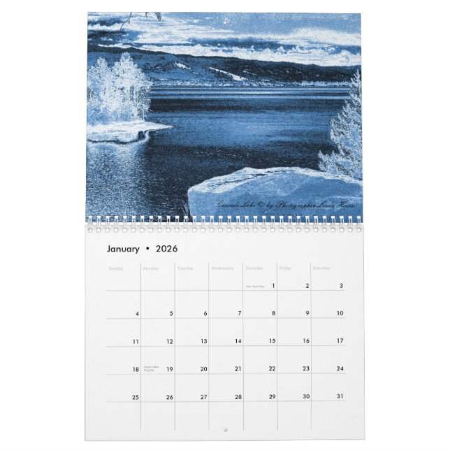 Schönes Idaho Kalender (Jan 2026)