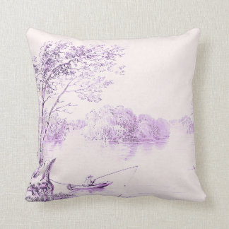 Schönes Illinois River Throw Kissen