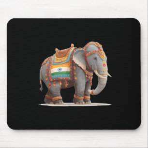 Schönes indisches Elefantengrafisches Kostüm für E Mousepad