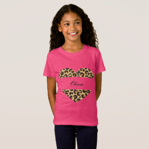schönes, individuelles Leopardendruckhemd T-Shirt