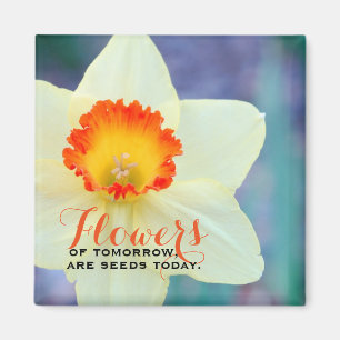 Schönes, inspirierendes Daffodil Magnet