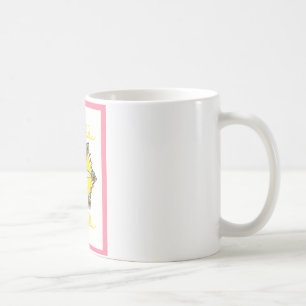 Schönes Inspirierendes Sternen-Blumen-Vektormuster Tasse