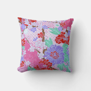 Schönes japanisches Sakura-Muster-Pillow Kissen