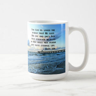 SCHÖNES JOHN 3:16 INSPIRIEREND FOTO TASSE