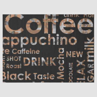 Schönes Kaffee-Espresso Cappucino Küchen-Getränk Seidenpapier