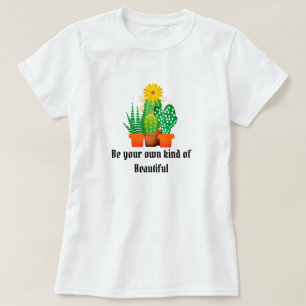 Schönes Kaktus-Sukkulenten-Garten Frauen T-Shirt