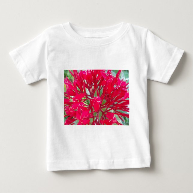 Schönes Kaleidoskop mit farbenfroher Rotmilch Baby T-shirt (Vorderseite)