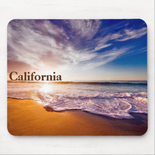 Schönes Kalifornien durch Schaufenster Mousepad