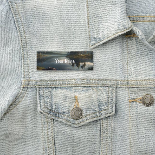 Schönes Kanuwasser Namensschild (Beispiel)