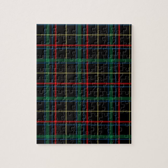 Schönes Kariertes Muster Puzzle (Vertikal)