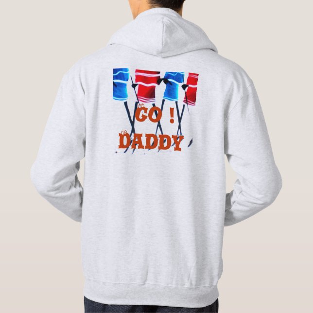 Schönes Kenya Maasai Moran Walking Tall Hoodie (Rückseite)