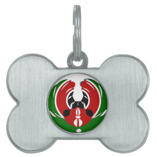 Schönes Kenya Tapestes: Kenyan Flag Butterfly Mo Tiermarke