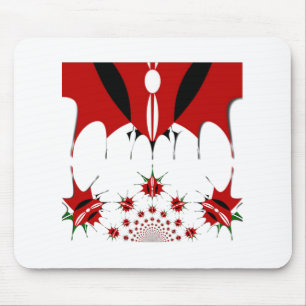 Schönes Kenya Tapestes: Kenyan Flag Butterfly Mousepad