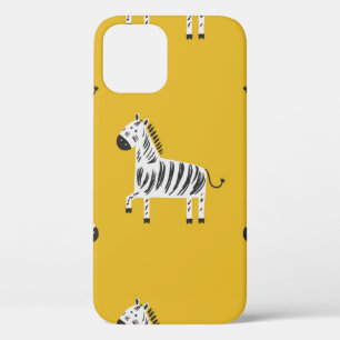 Schönes Kindernahtloses Muster mit Zebras Case-Mate iPhone Hülle