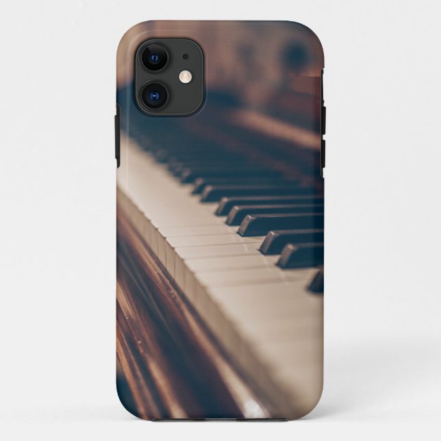 Schönes Klavierdesign Case-Mate iPhone Hülle (Rückseite)