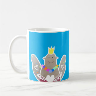 Schönes Kleid und eine Krone Kaffeetasse