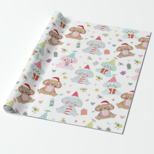 Schönes Koala Bär Weihnachtsmuster Geschenkpapier