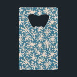 Schönes korallenrotes Muster Kreditkarten Flaschenöffner<br><div class="desc">Schönes Vintages korallenrotes nahtloses für Ihr Geschäft © und ® Bigstock® - alles berichtigt reserviertes.</div>