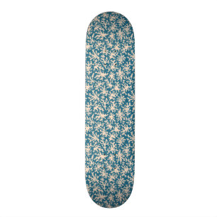 Schönes korallenrotes Muster Skateboard