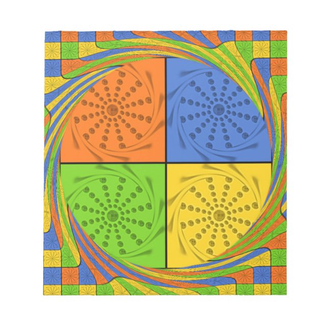 Schönes, kühnes ägyptisches Muster: Ein zauberhaft Notizblock (Vorderseite)