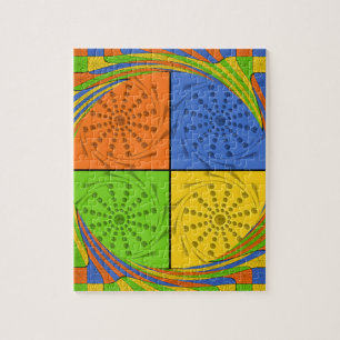 Schönes, kühnes ägyptisches Muster: Ein zauberhaft Puzzle