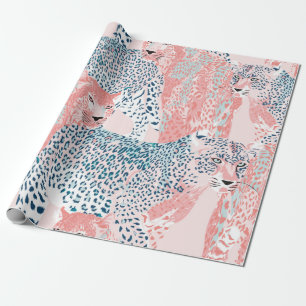 Schönes Kunstleopard nahtlos, abstrakt ein Geschenkpapier