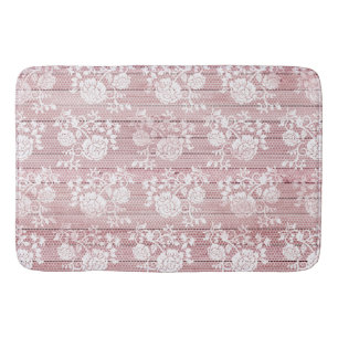 Schönes Land-rustikales Shabby Chic Badematte