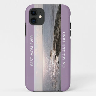 Schönes Lavendel Beste Mama je Foto Ozean Case-Mate iPhone Hülle