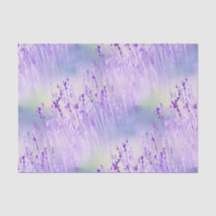Schönes Lavendel Blume Feld oder Wiese Lila Seidenpapier
