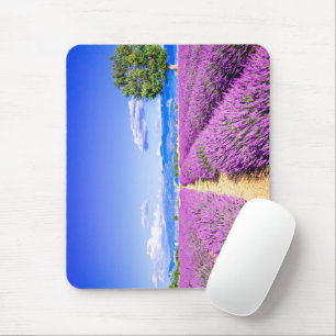 Schönes Lavendelfeld in der Provence Mousepad