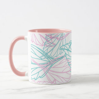 Schönes Leaf-Muster Tasse