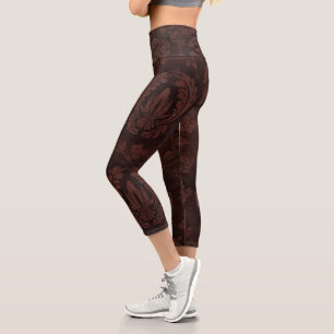 Schönes Leather   Zazzle_Growshop. Capri Leggings