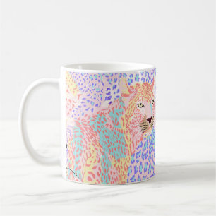Schönes Leopard Seamless Musterbeispiel Ar Kaffeetasse