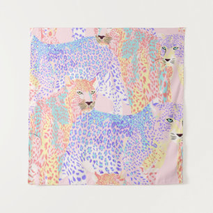 Schönes Leopard Seamless Musterbeispiel Ar Wandteppich