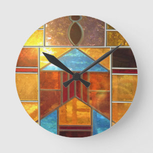 Schönes Licht Runde Wanduhr