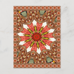 Schönes, liebevoll asiatisches, traditionelles Mus Postkarte