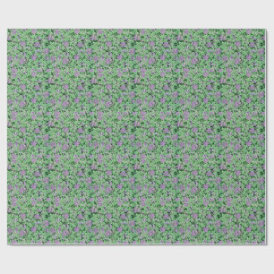 Schönes lila Blumenmuster Geschenkpapier